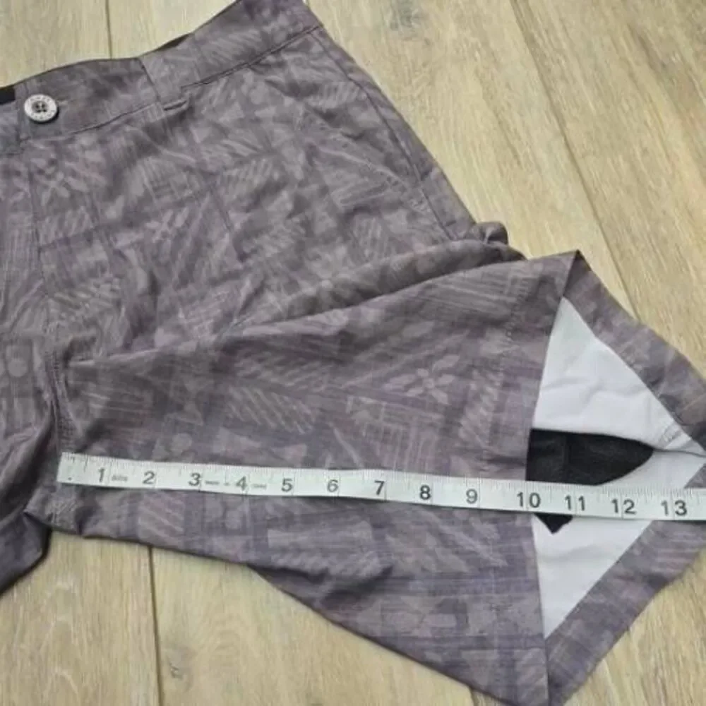 Crazy Shirts gray mens board surf shorts size 30 swim summer vacation versatile